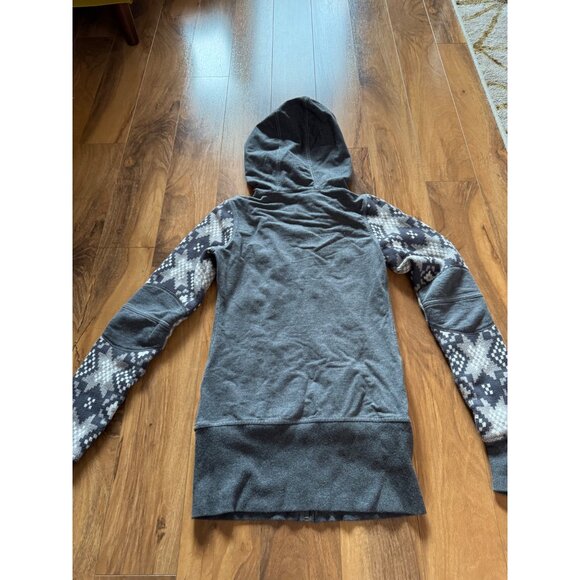 Lululemon Live Simple Jacket Jacquard Snowstar Print With Thumbholes Size 4 - Picture 4 of 10